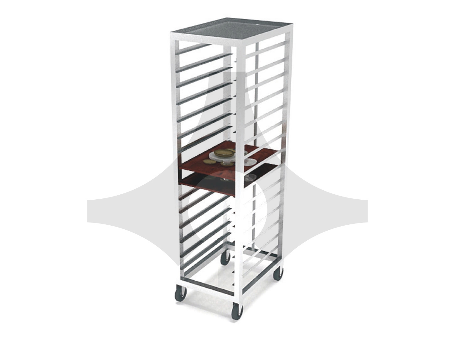 TEPSİ TAŞIMA ARABASI 37×53 15 TEPSİLİK ATA-3753/15 – Arabalar